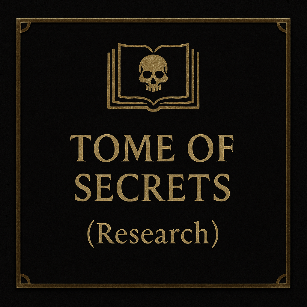 Tome of Secrets button